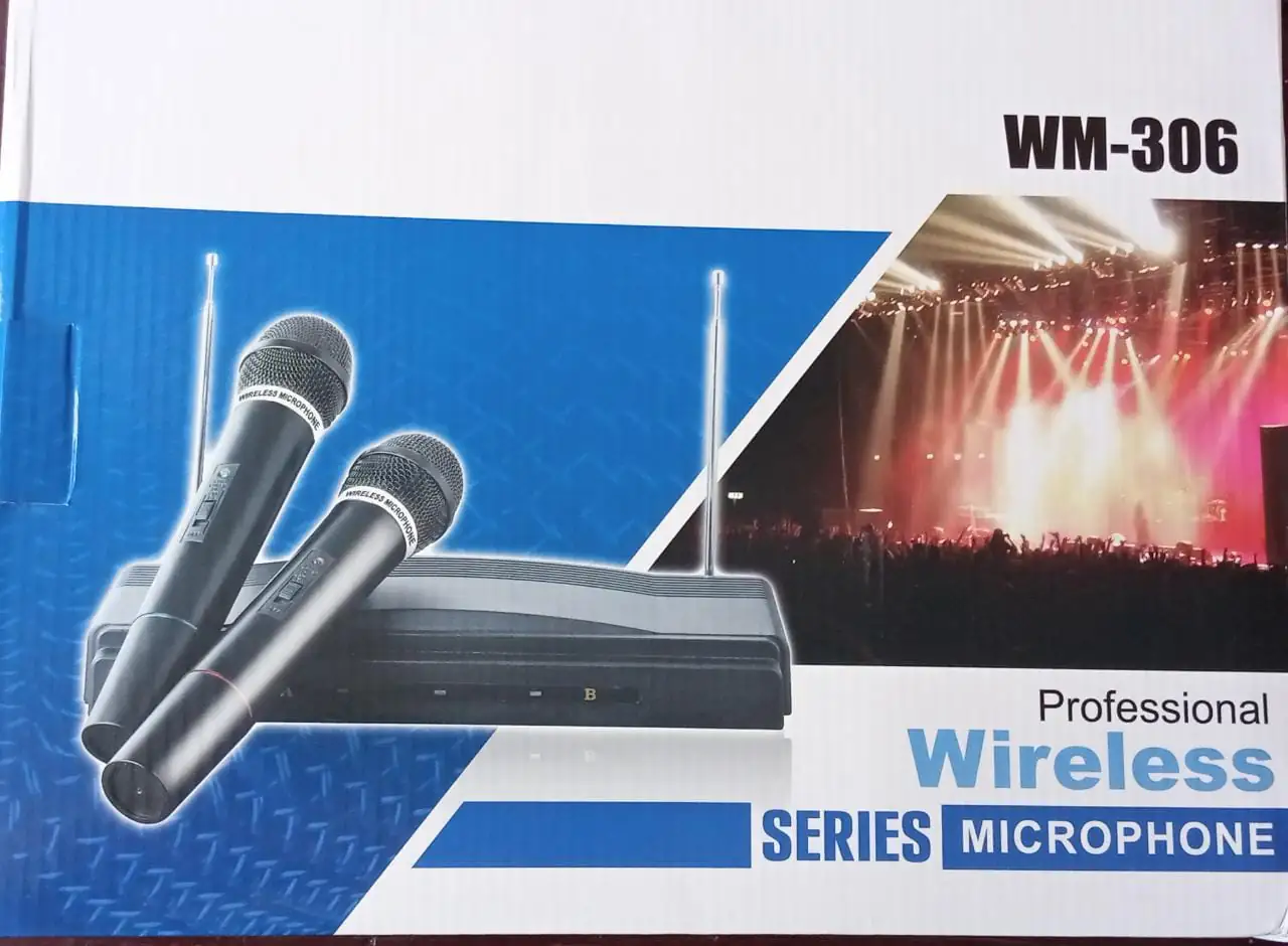JUEGO DE MICROFONOS INALAMBRICOS WM-306