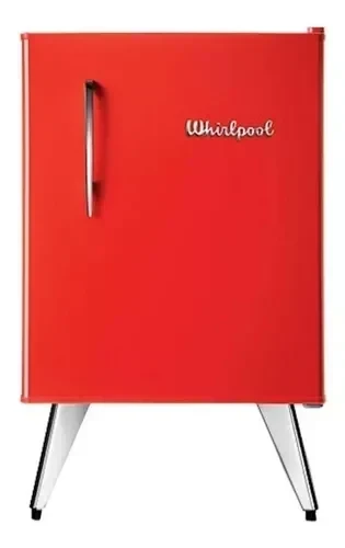Bajo Mesada MiniBar Whirlpool Retro WRA09R3 Roja 76Lts.