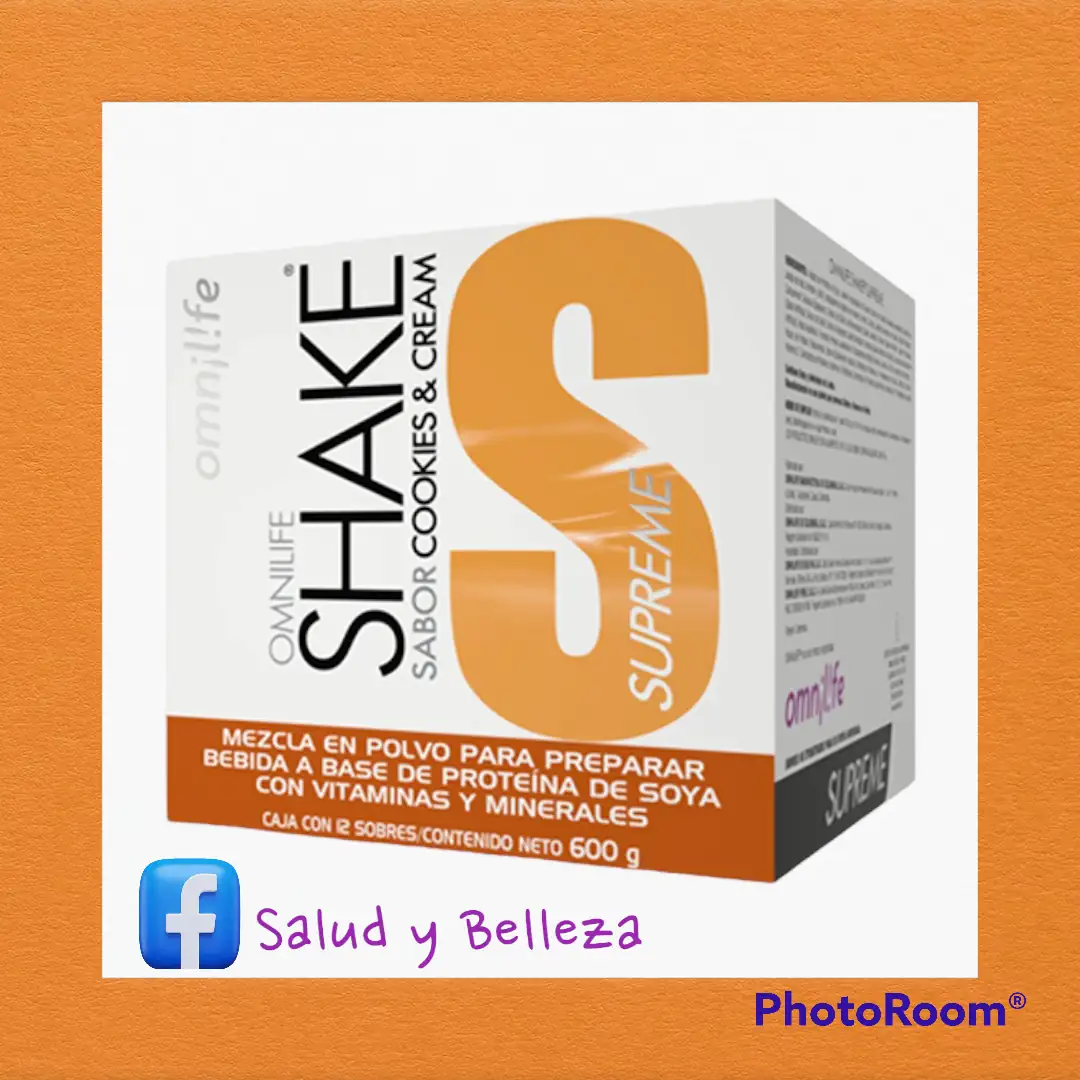 Omnilife Shake Supreme Cookies & Cream C/12 Sobres