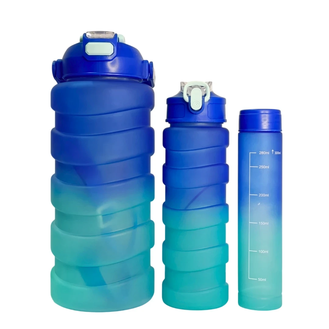Botellas Texturizada x3 Set3
