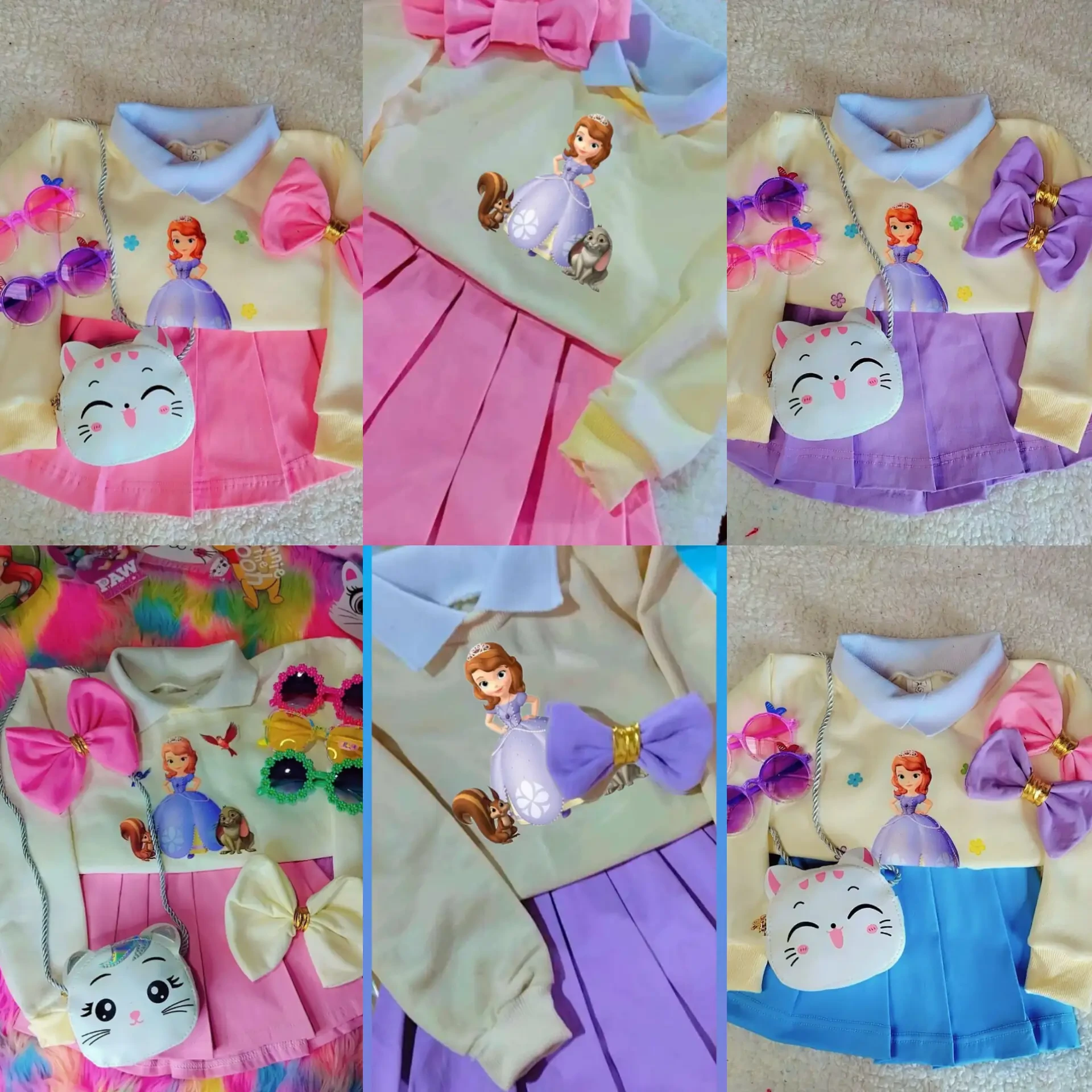 Conjunto niña princesa Sofia 