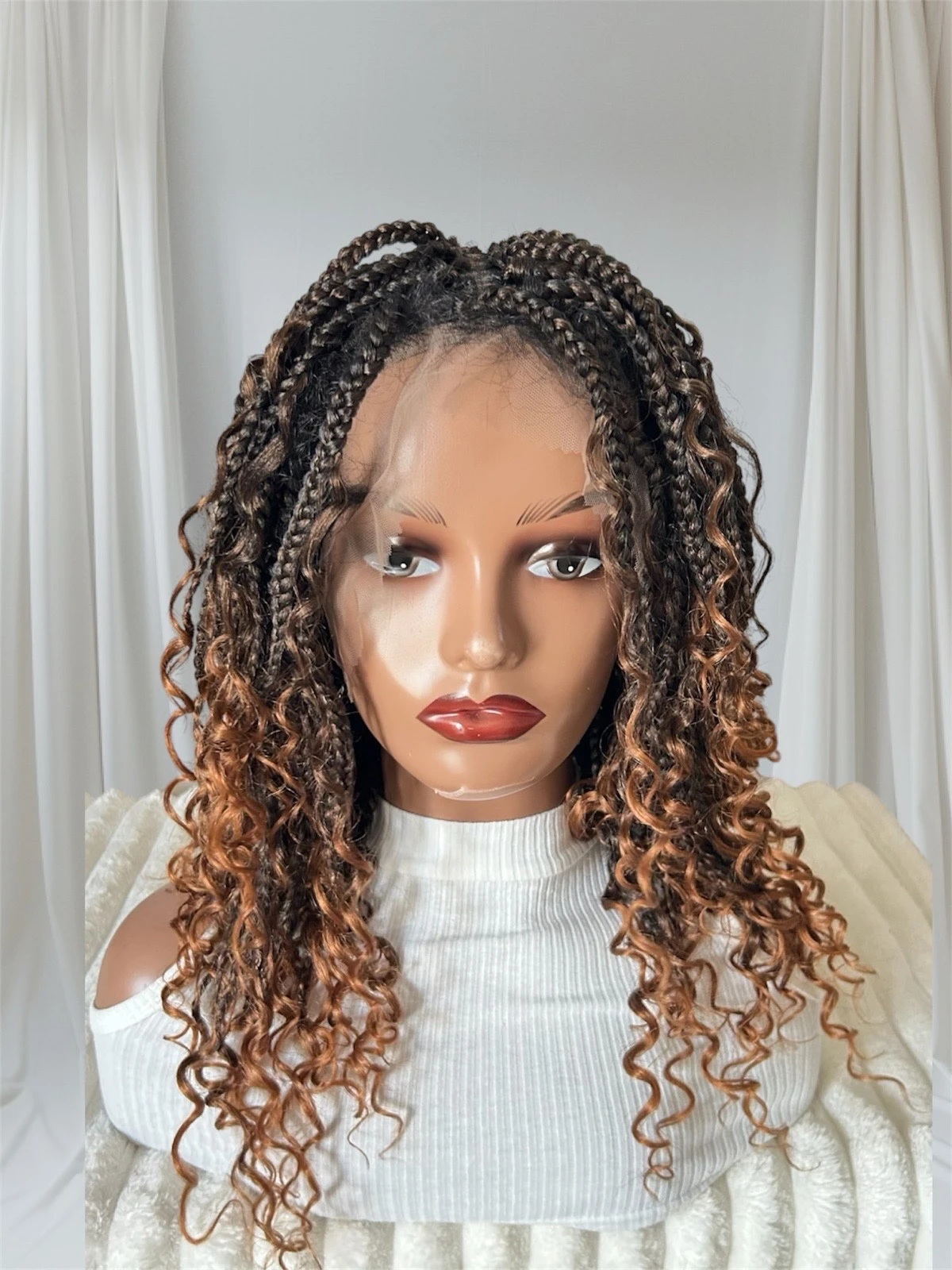 Peluca de Bohemias 16" frontal 360 3