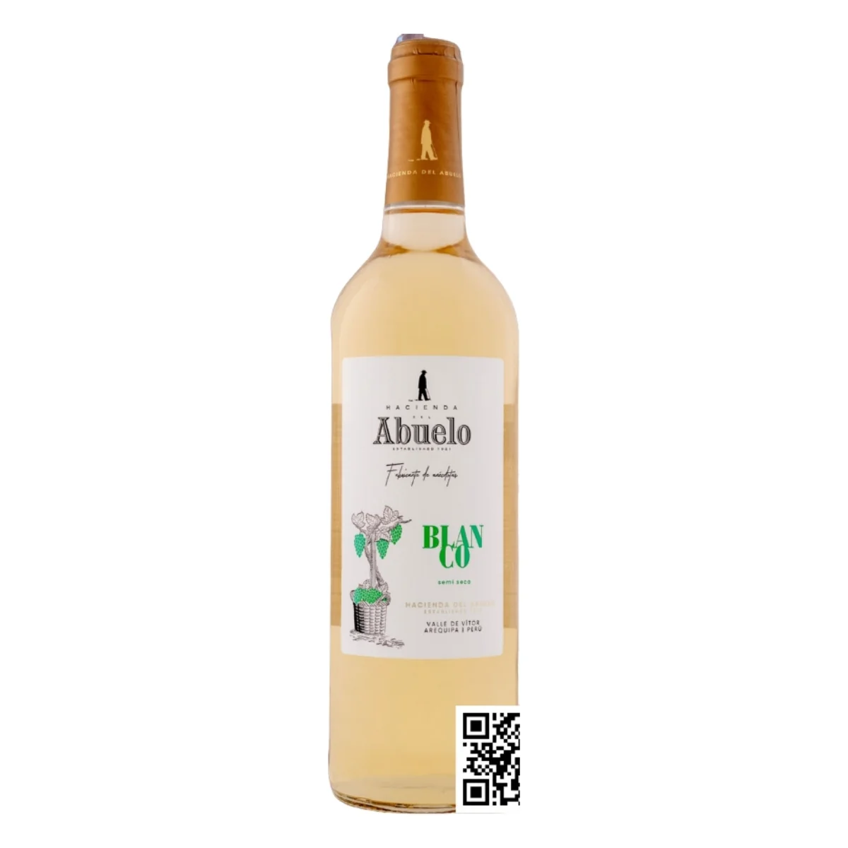 HDA VINO BLANCO SEMI SECO 750 ML