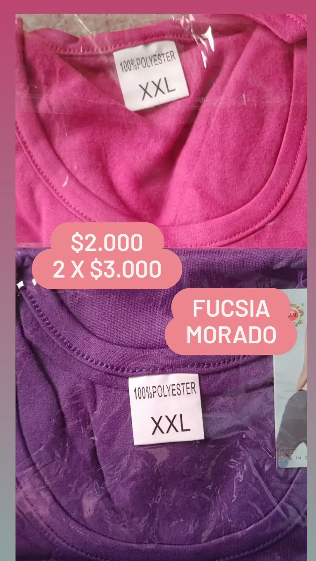 Camiseta mujer XXL