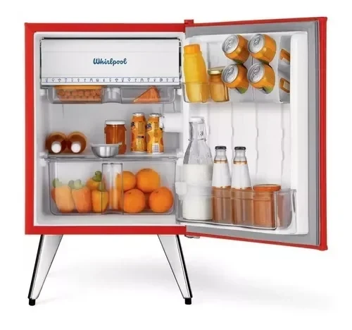 Bajo Mesada MiniBar Whirlpool Retro WRA09R3 Roja 76Lts. 3