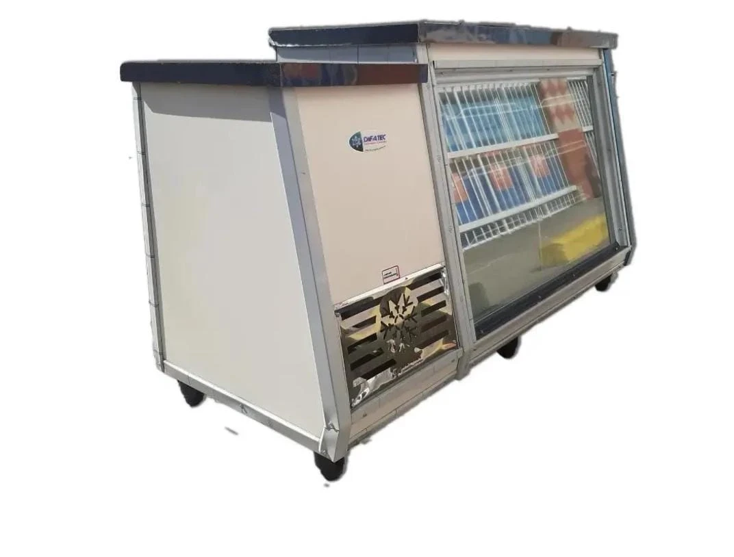Heladera Mostrador Vitrina Con Bajada Exhibidora 1,40 M. 4