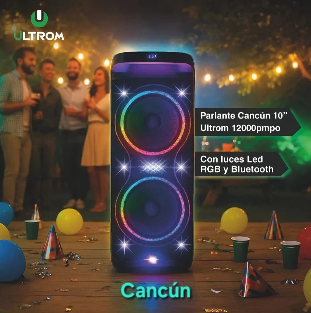  🔊 *TORRE DE SONIDO ULTRON "CANCÚN" 12000PMPO 2X10"*