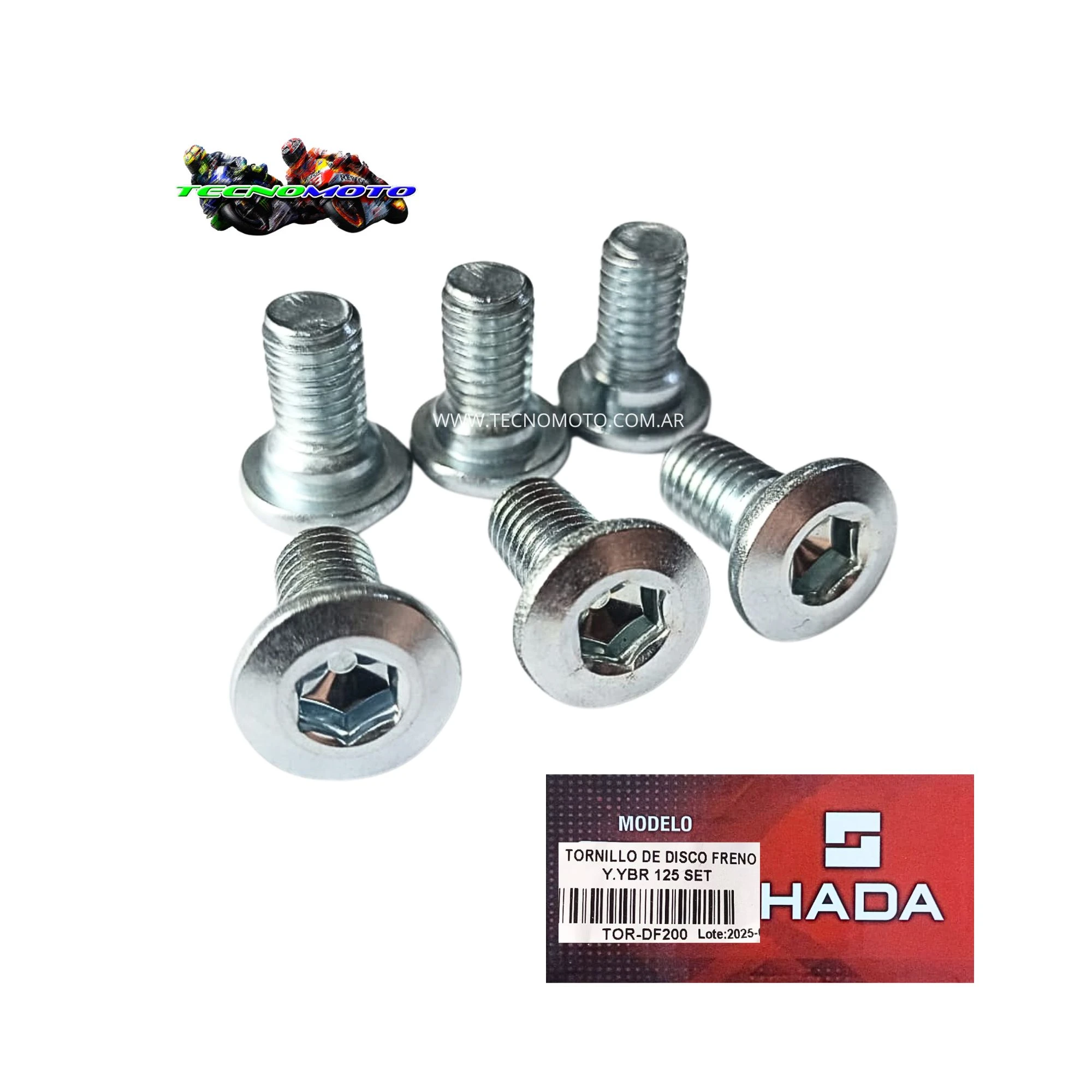 TORNILLO DISCO FRENO YAMAHA 125 YBR -49031
