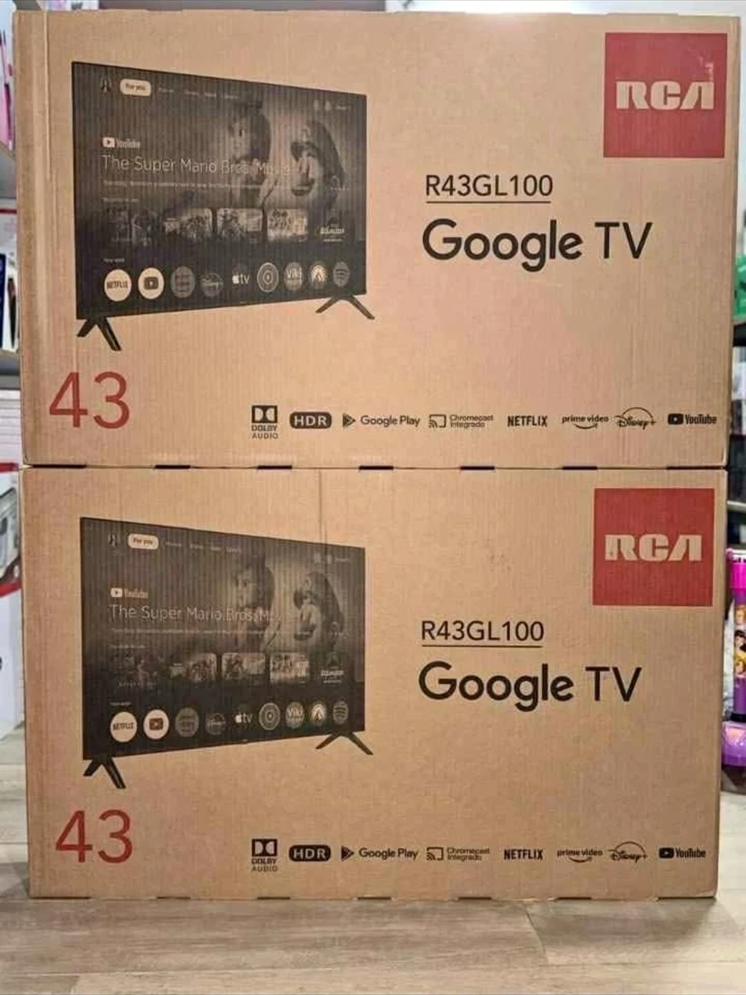 Smart tv RCA 43" Google tv