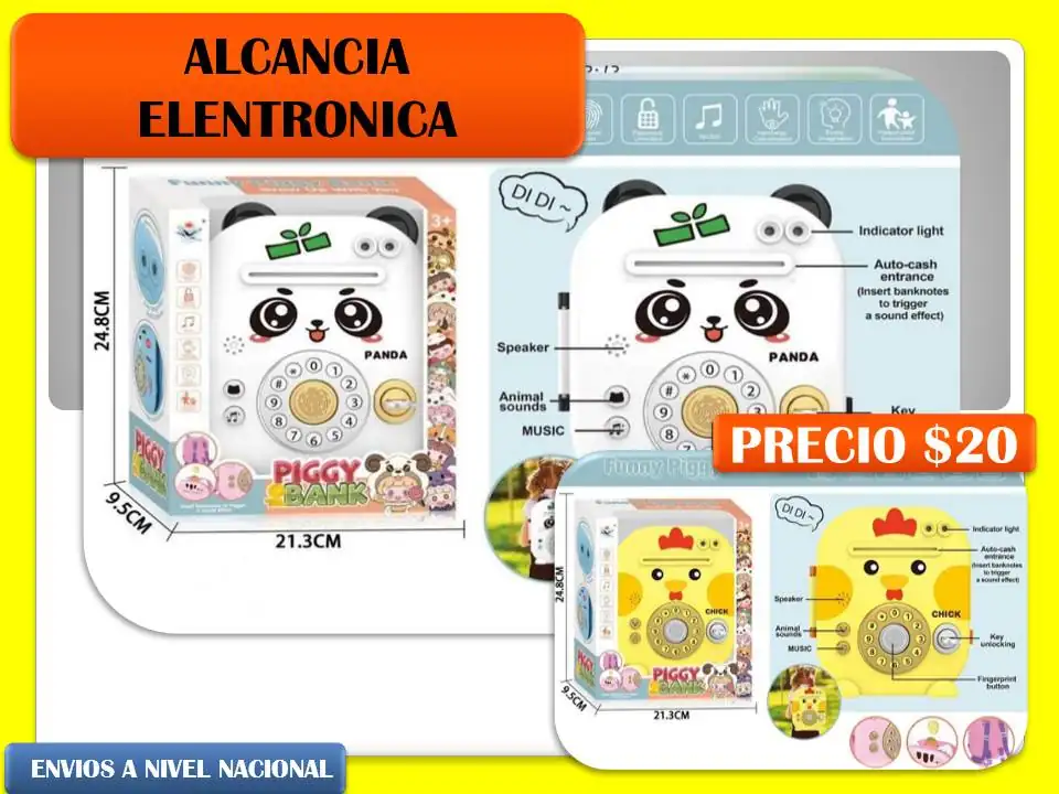 Alcancía para niño