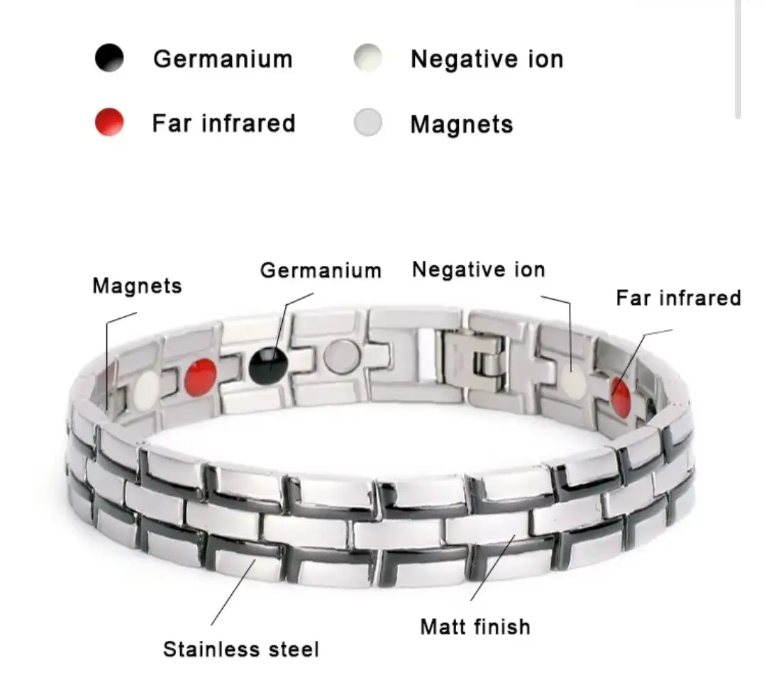 Pulsera Magnética de Acero Inoxidable  2