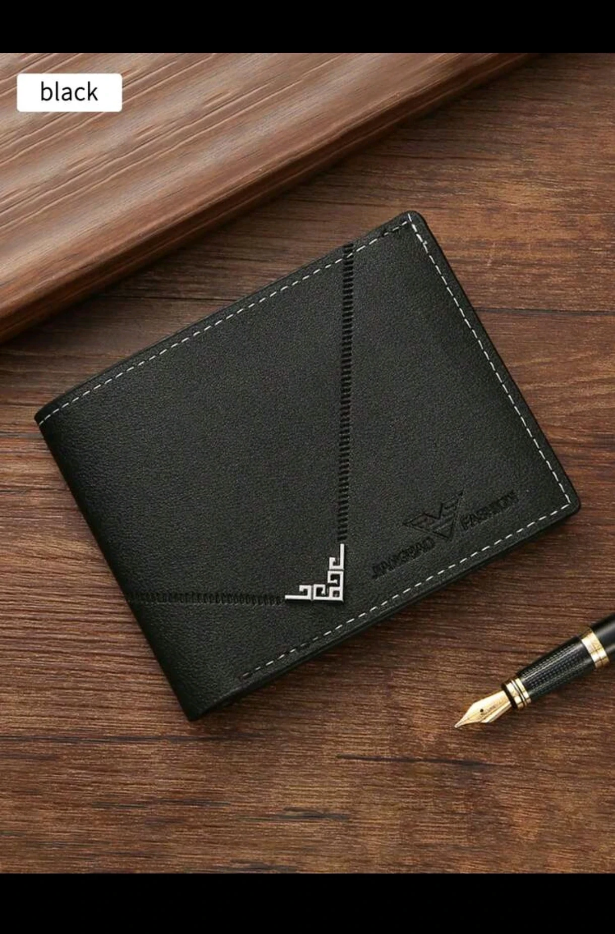 Billetera Moderna de Poliuretano Premium con Detalle Esquinero - Jiangbao 4