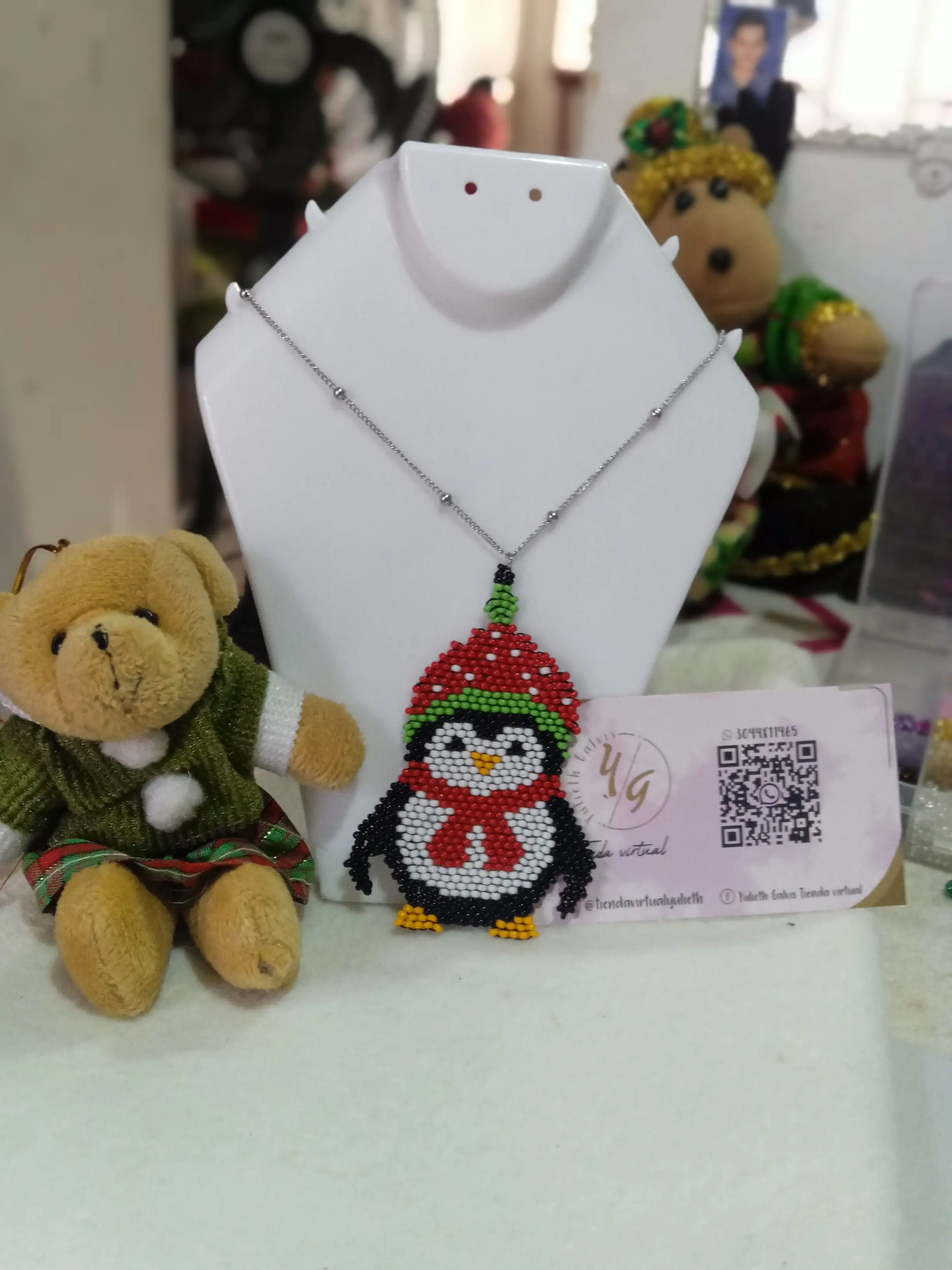 Dije Pingüino Navideño 🎄