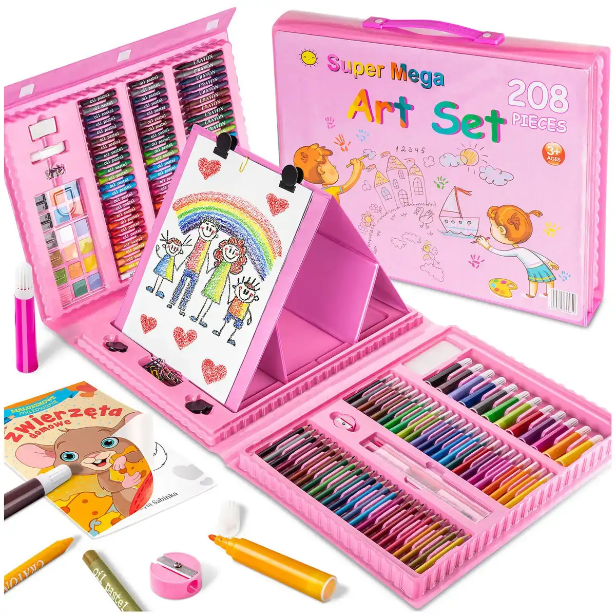 SET MALETA DE ARTE 208 PIEZAS  3