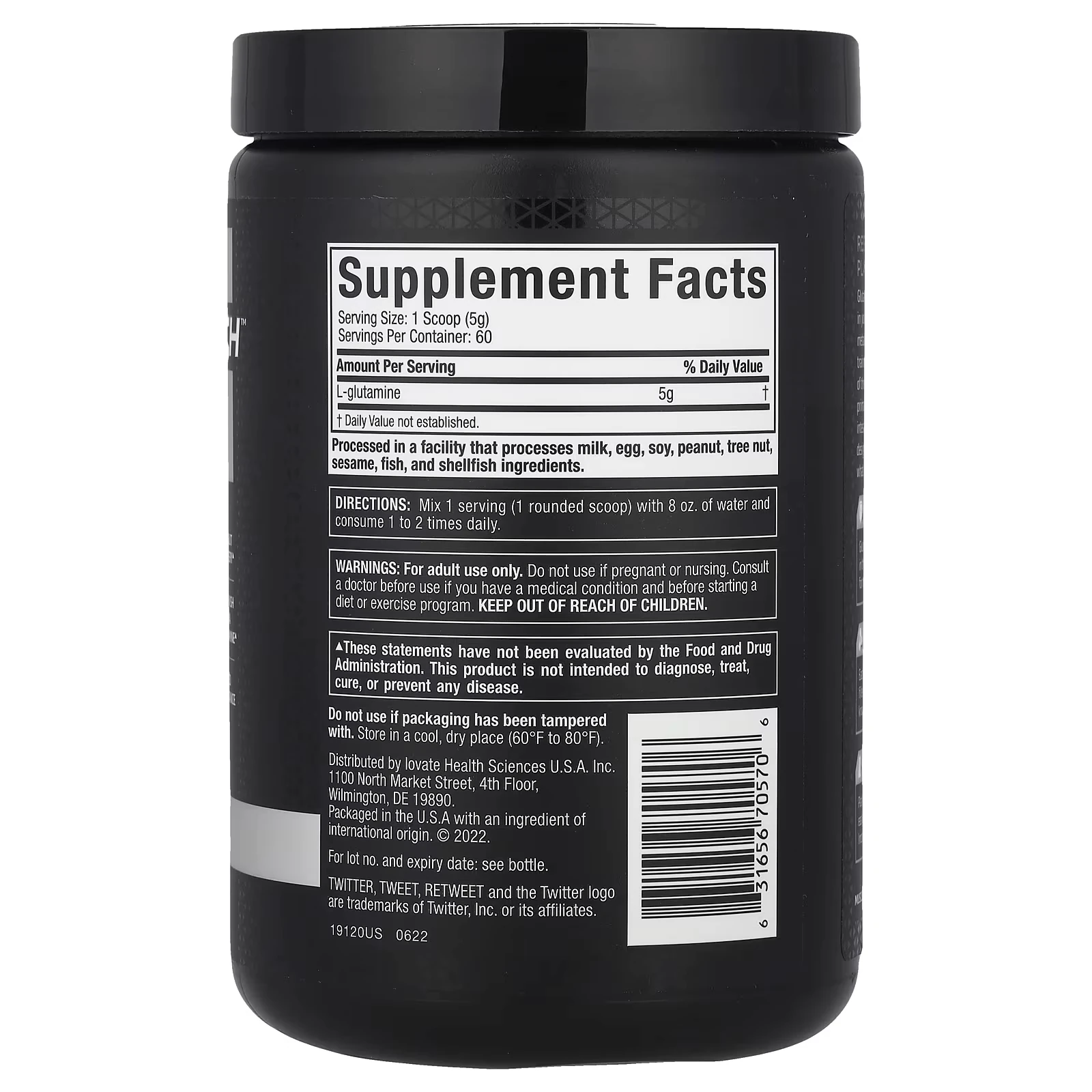 PLATINUM GLUTAMINE 300 GRAMOS 2