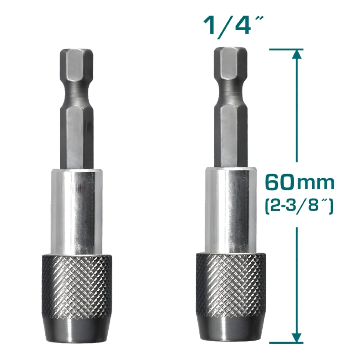 TAC462601 Set de puntas imantadas 1/4'' 60mm magnetico total 2