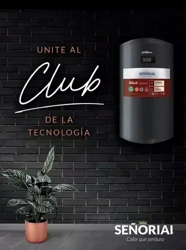 Termotanque Señorial Eléctrico 80Lts. Black 2