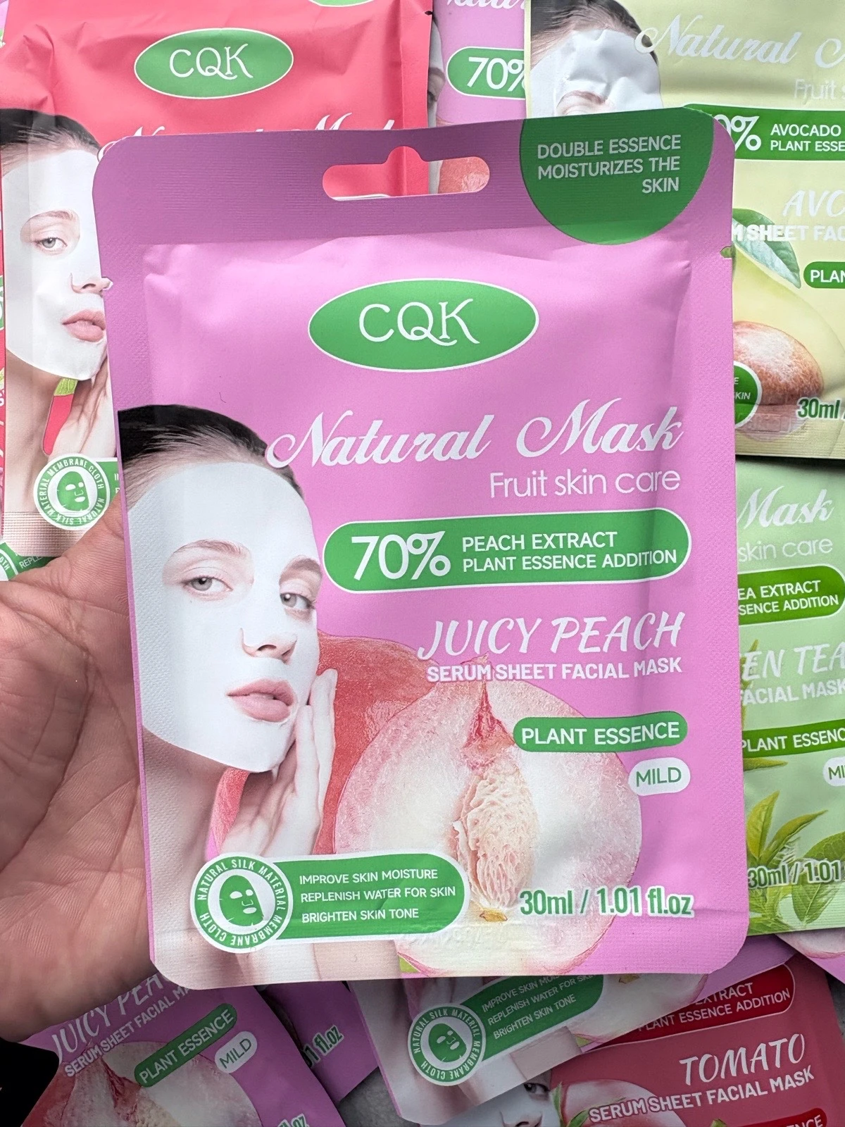 paquete de 10 mascarillas frutales  3