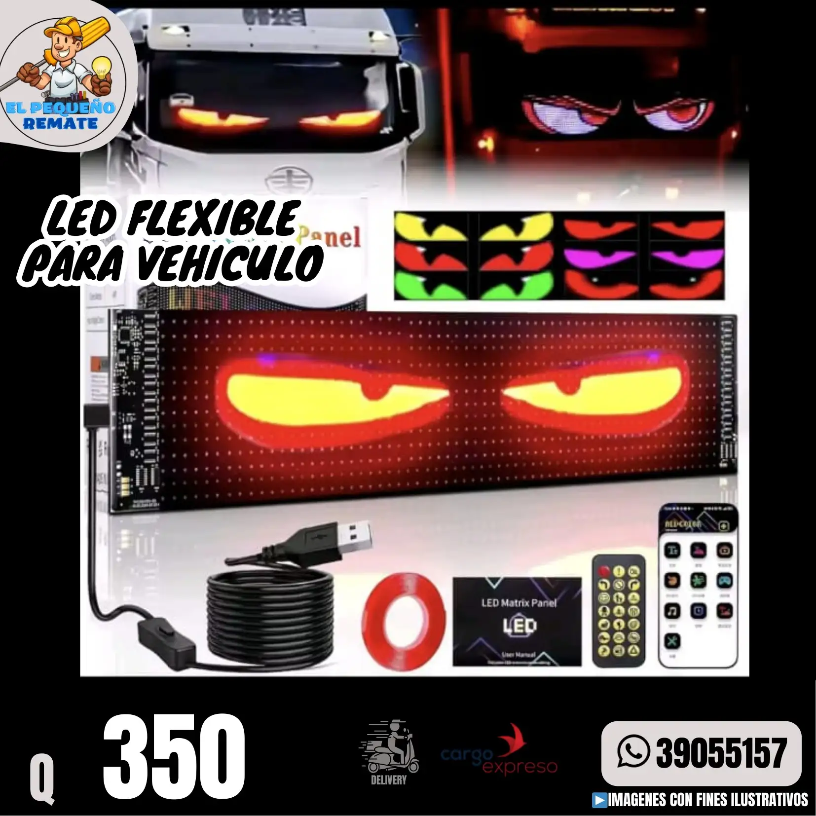 LED FLEXIBLE PARA VEHÍCULO 