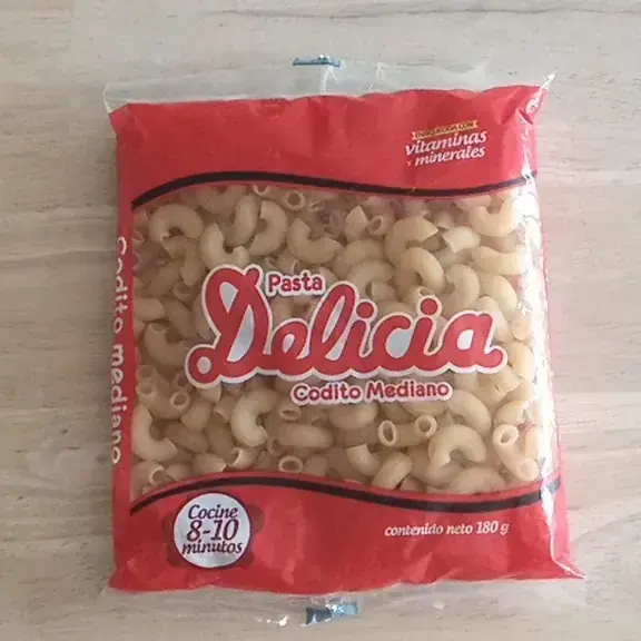 Pasta delicia codito mediano de 180 g 