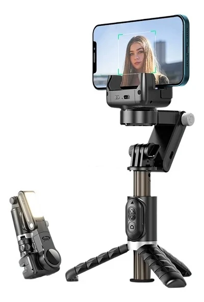 Gimbal estabilizador luz led y control 