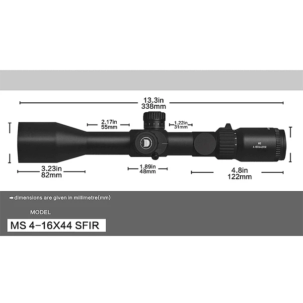 MIRA TELESCÓPICA MS 4-16X44SFIR 3