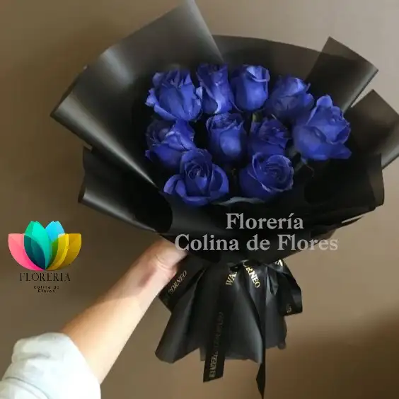 Rosas azules