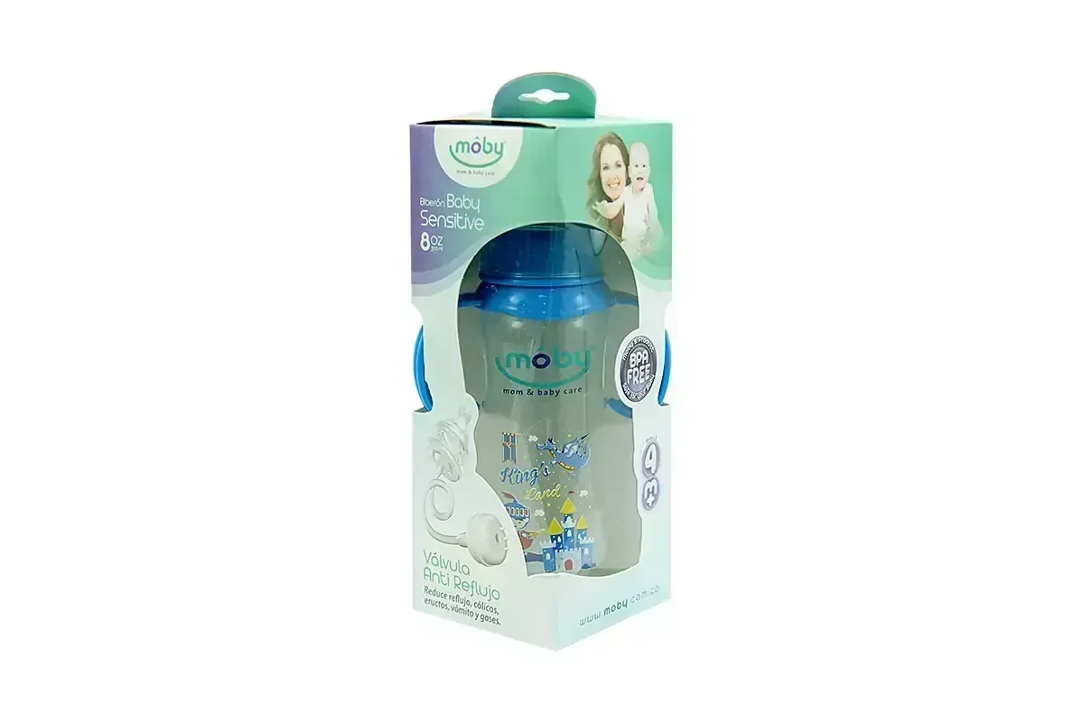 BIBERON ANTIRREFLUJO SENSITIVE MOBY