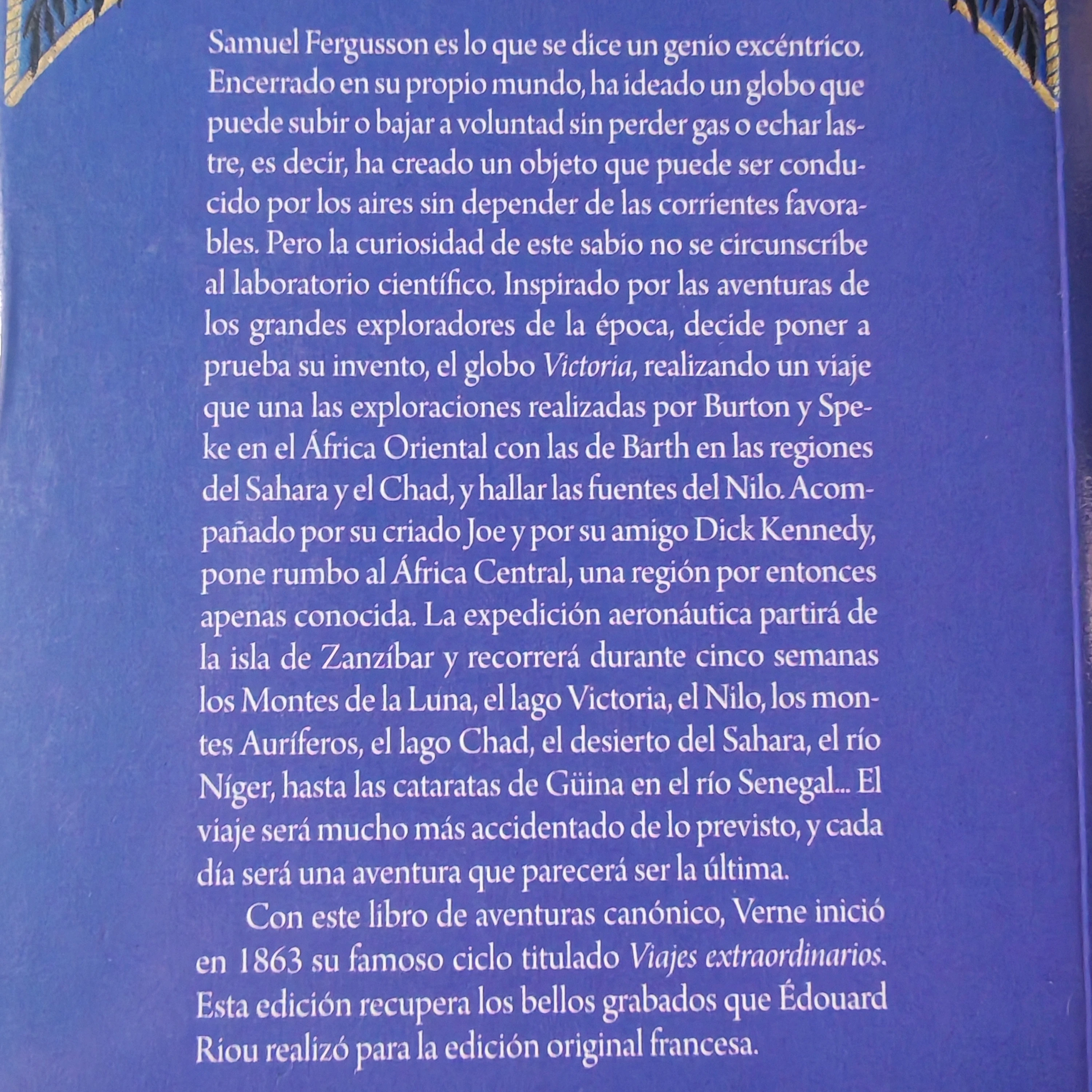 Cinco semanas en globo, Julio Verne, nuevo. 3