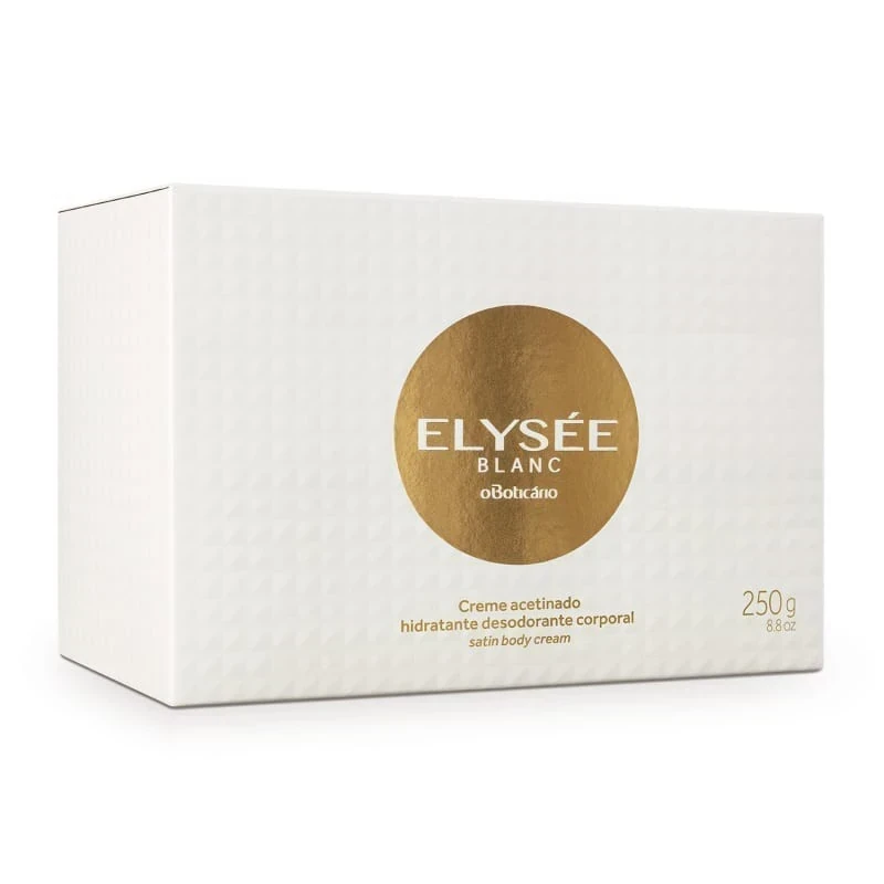 Elysee Blanc Crema Hidratante Acetinada Corporal, 250g 3