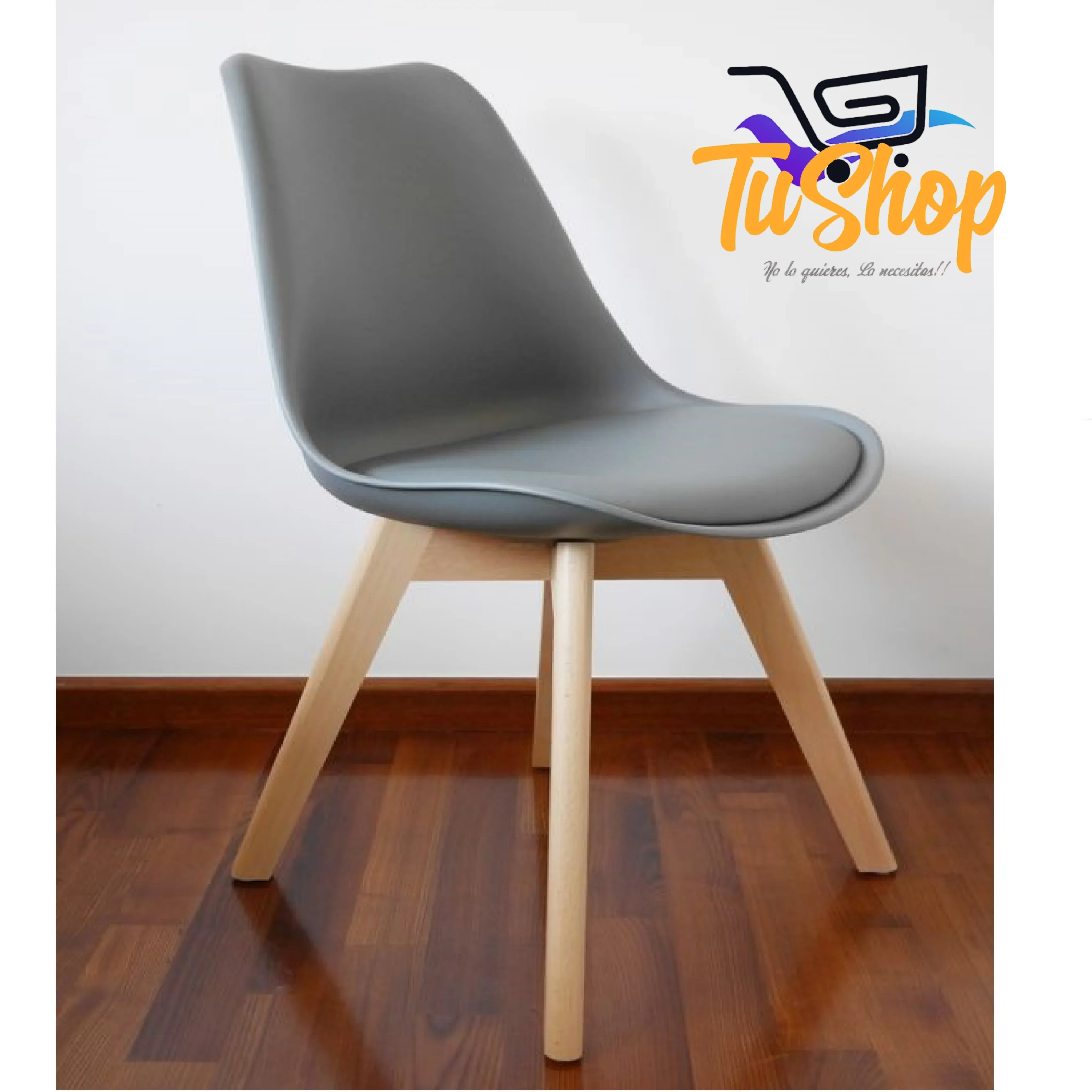  Sillas Eames Tulip Asiento Acolchado Unidad
