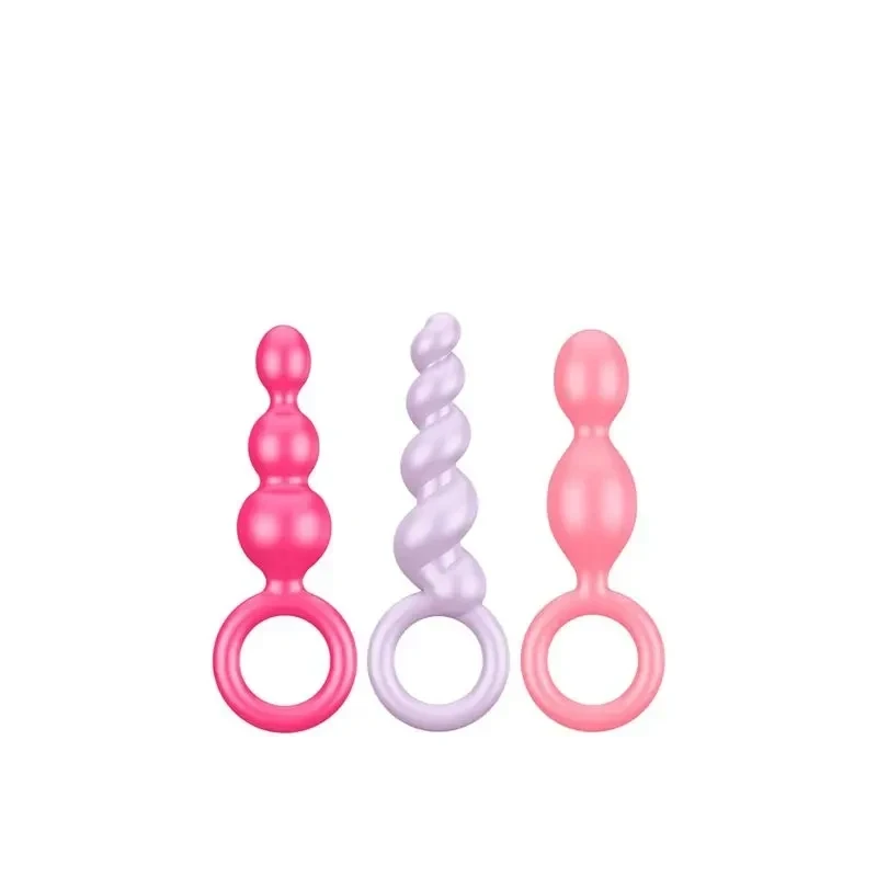 Kit de 3 dilatadores anales con anillo 4