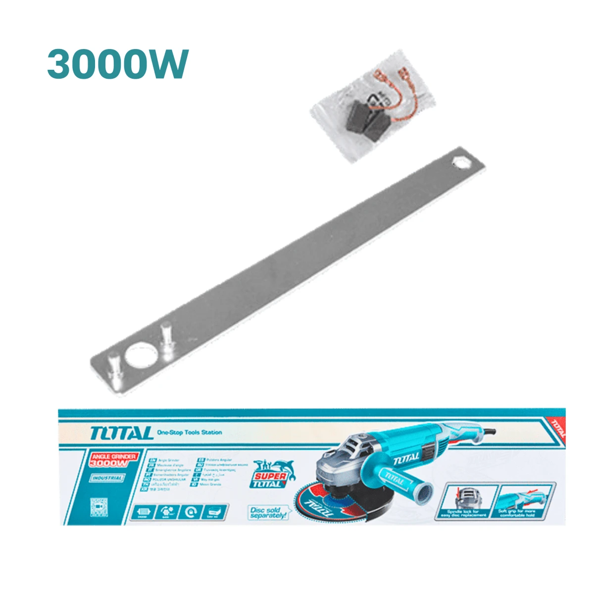 TG1302306 Amoladora angular 9" 3000w industrial total  3