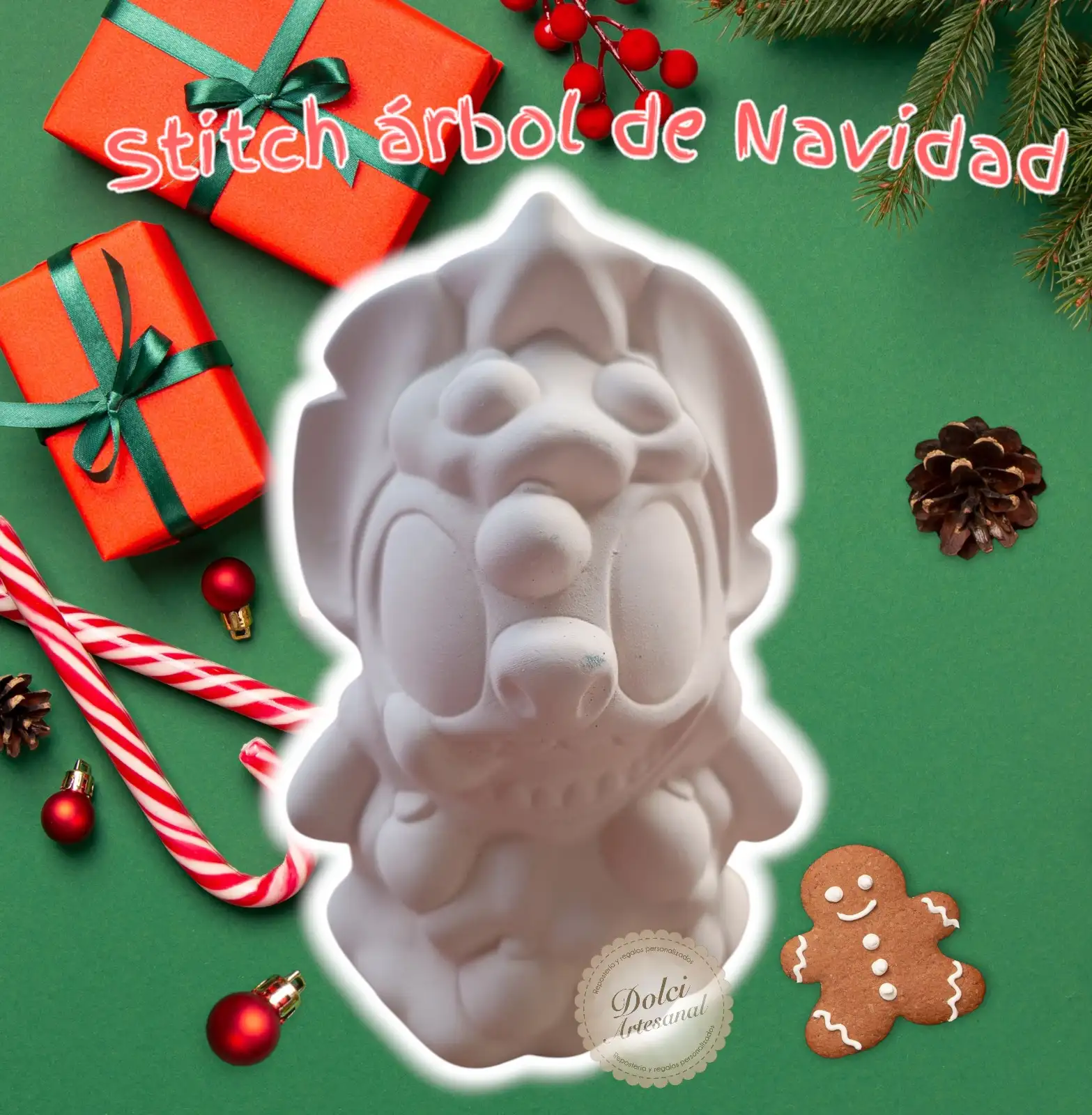 Stitch navideño  2