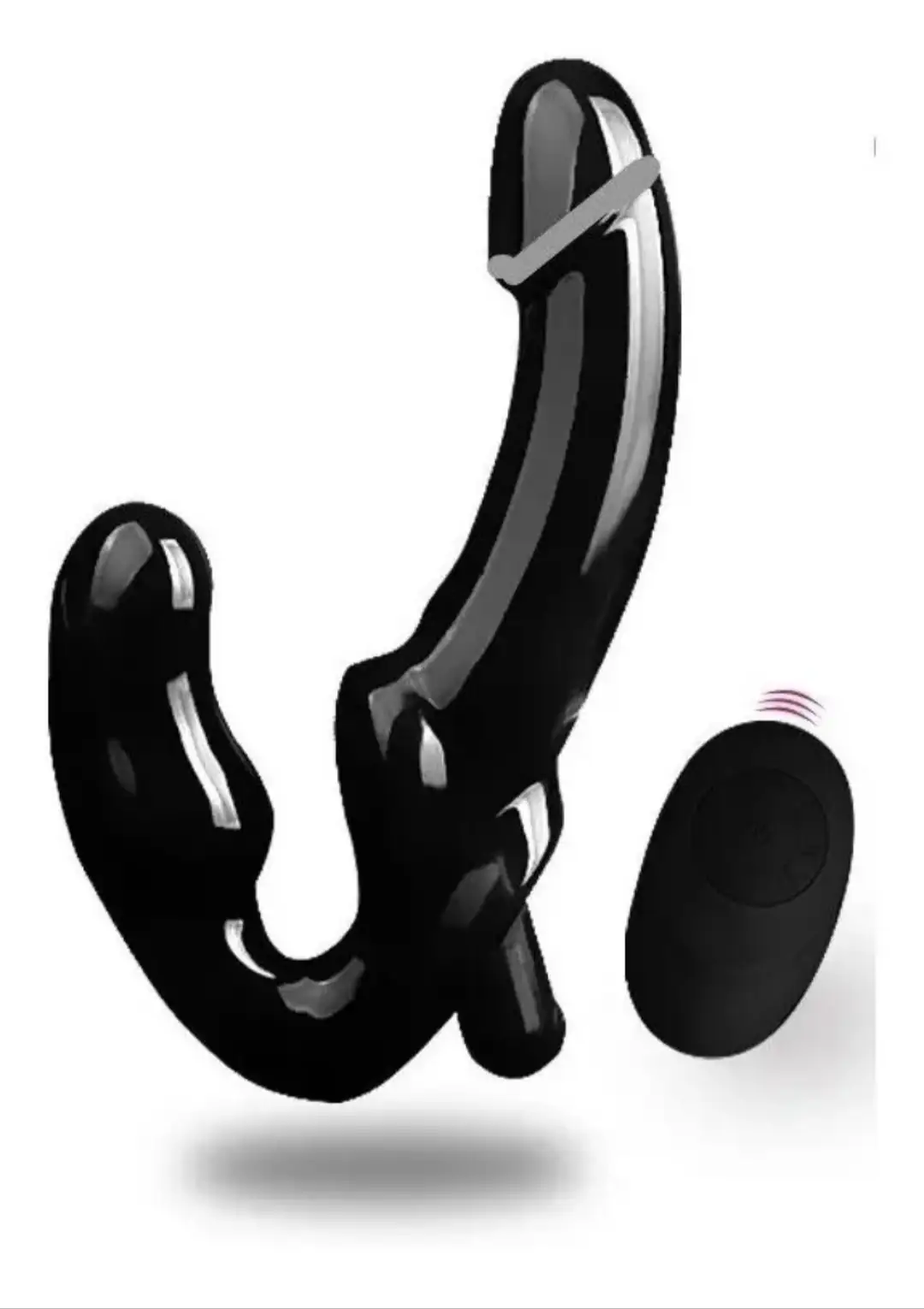 Vibrador Dildo Doble Penetración Lesbico Usb Control Remoto