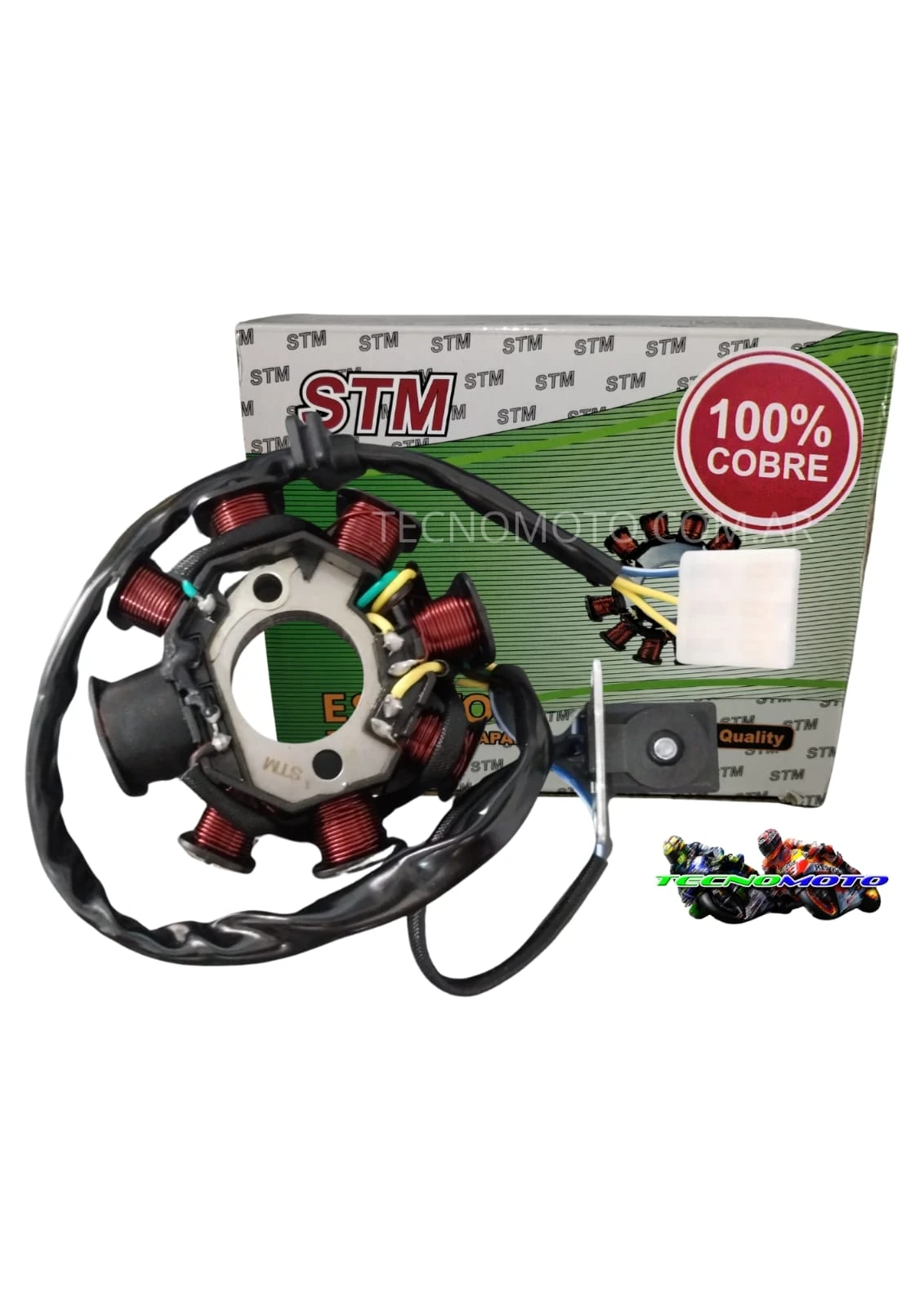 ESTATOR GILERA 110 SMASH -8 CAMPOS -MAG. 90º   -47285