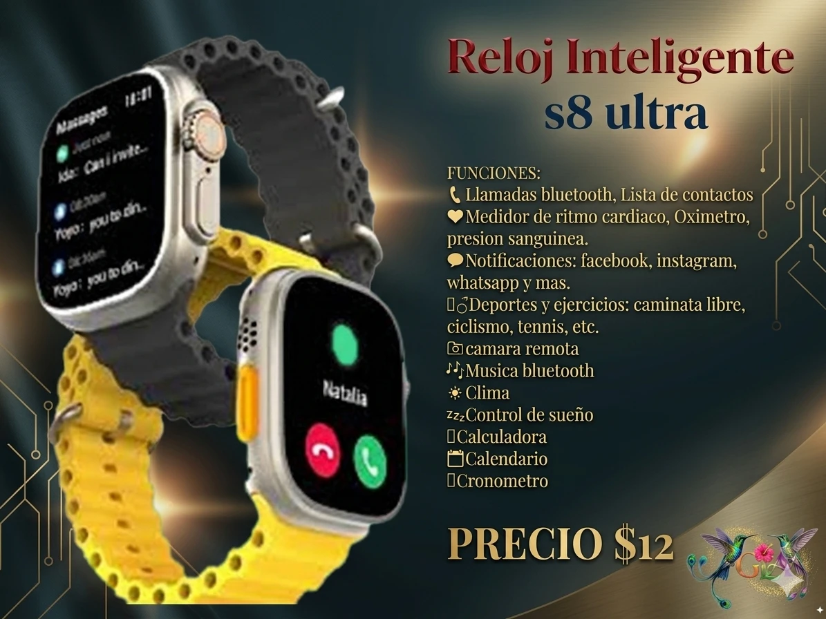 Reloj inteligente ultra8