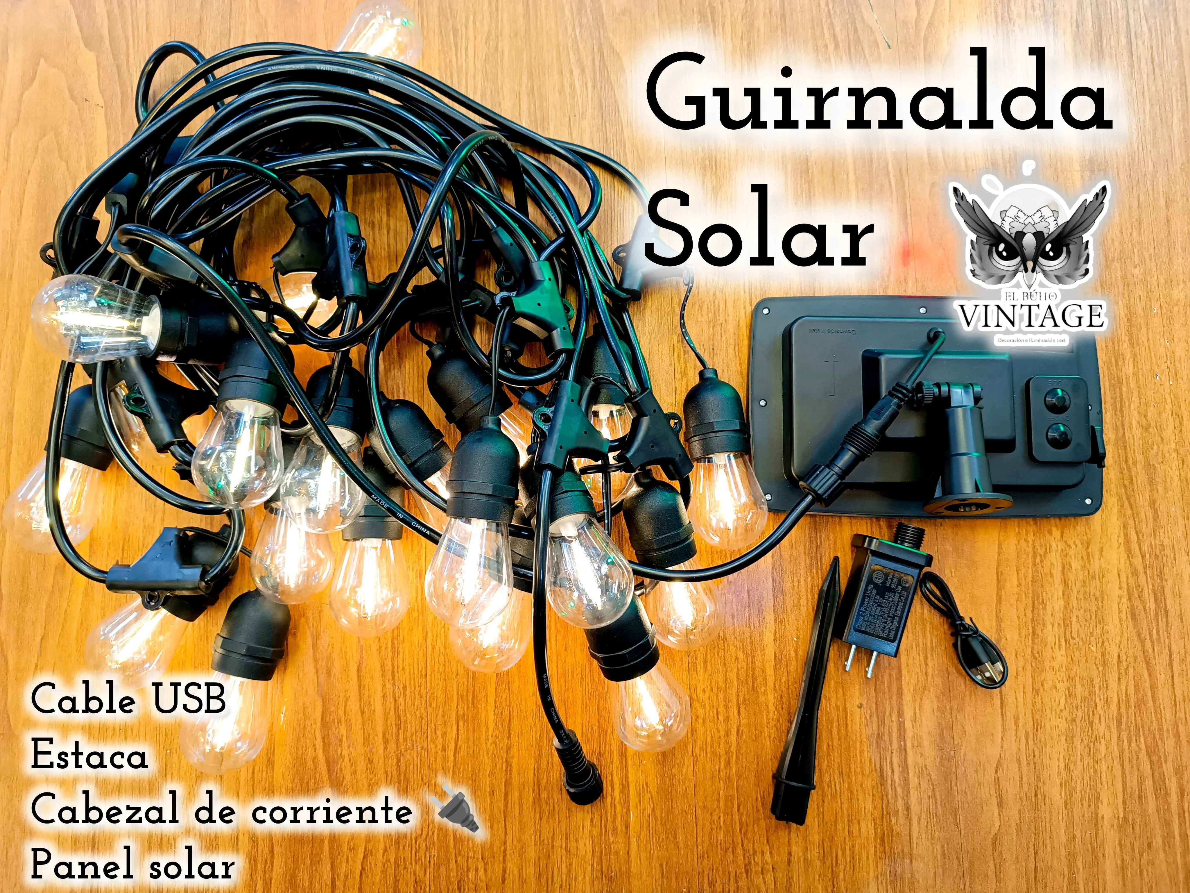 Guirnalda LED Solar Decorativa 2