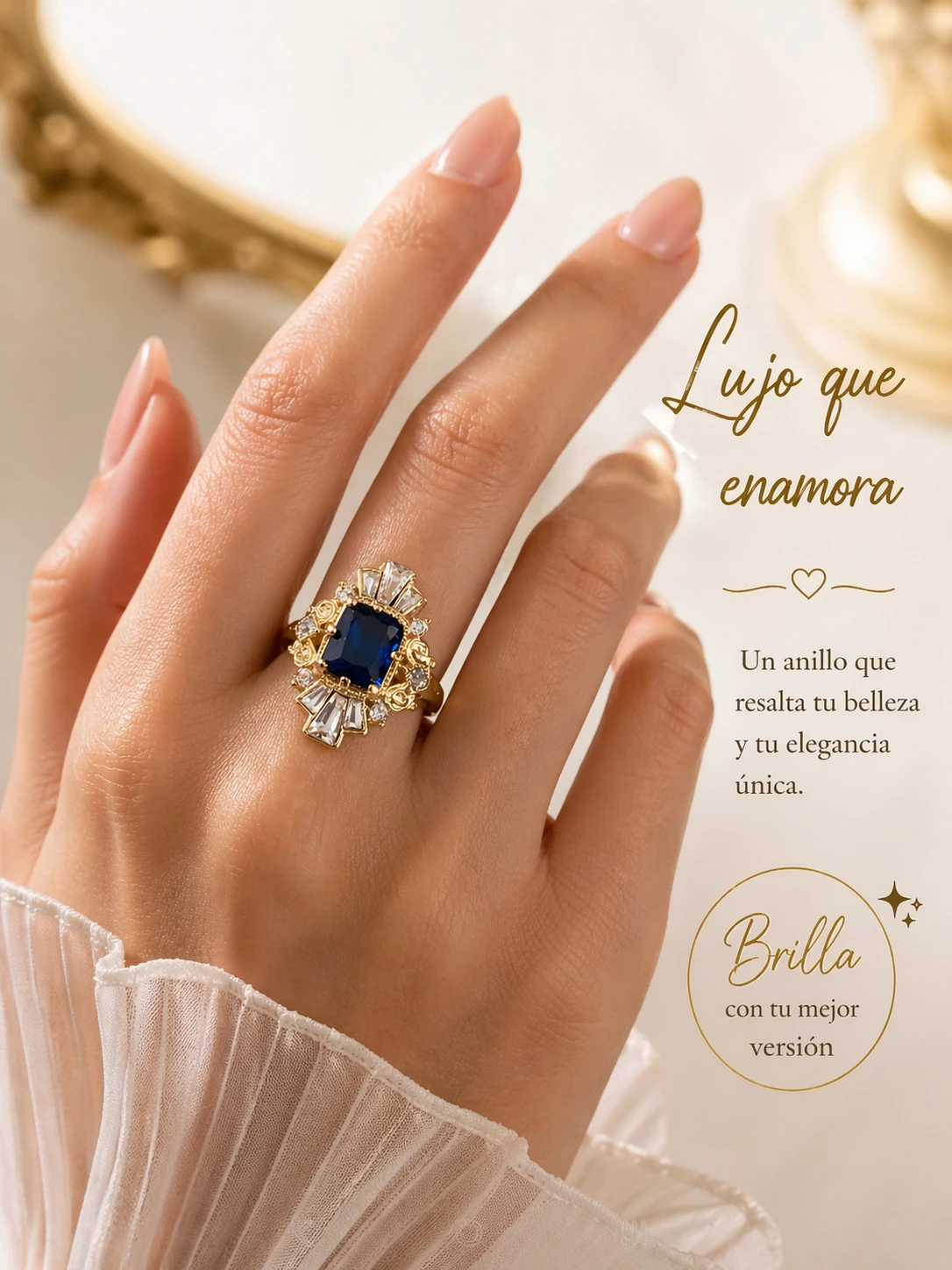 Anillo Zafiro 