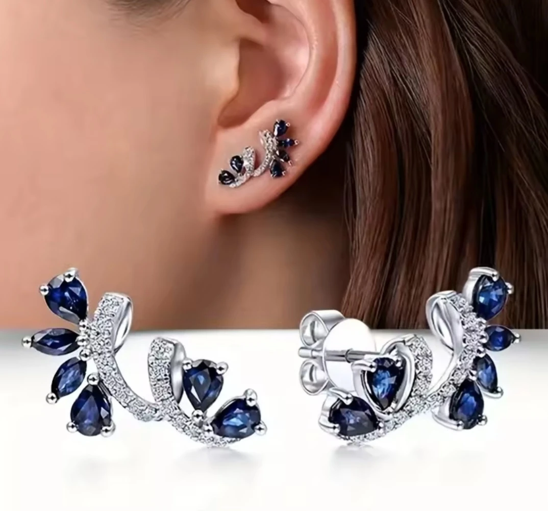 Aretes Zafiro 