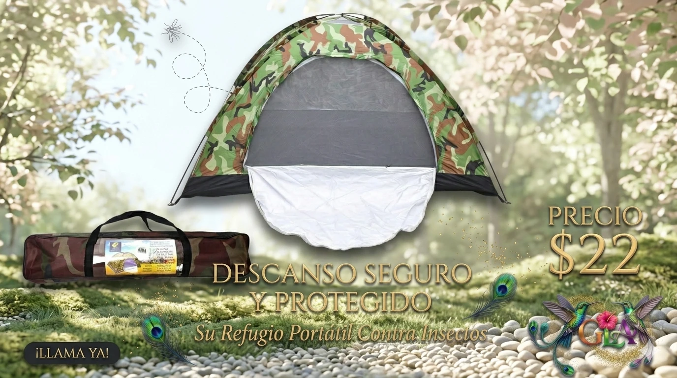 Tienda de acampar para 1 personas 