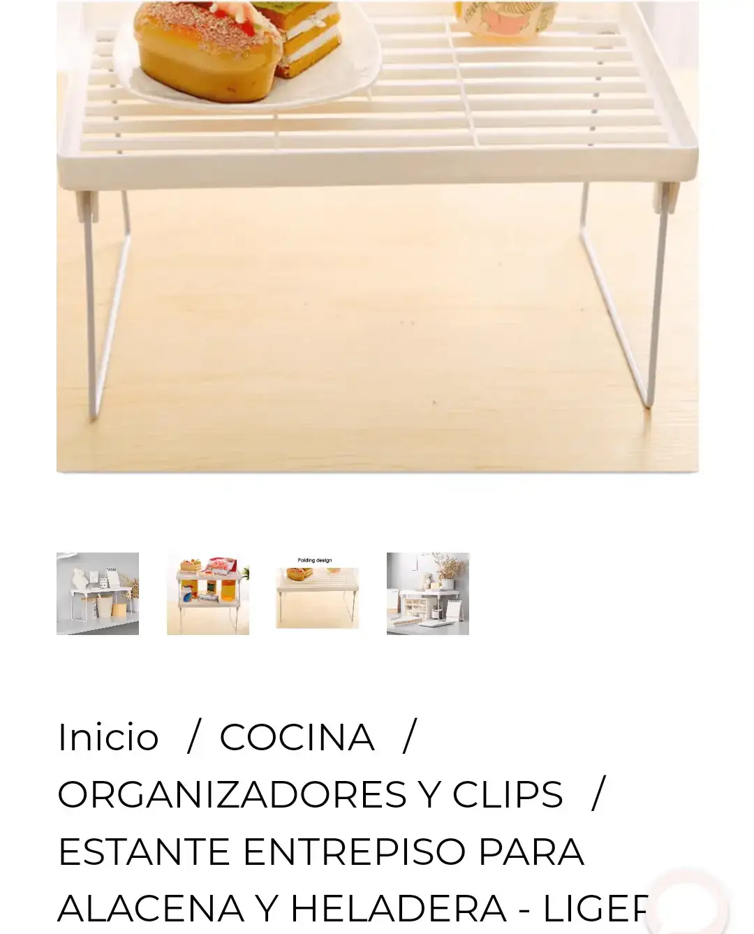 Estante/entrepiso para alacena y heladera  2