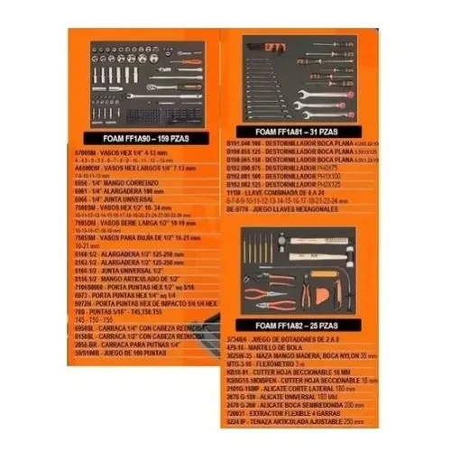 Carro Porta Herramientas Bahco Con 215 Piezas 1472k6-m215 2