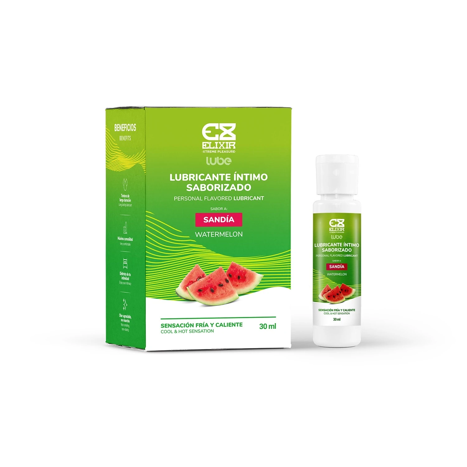 Lubricante Sandía Elixir Sensación Frio Calor