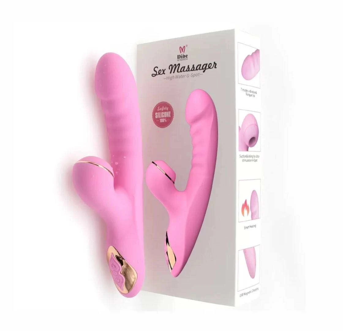 Vibrador Succionador 2 en 1 Spot G Doble estimulacion