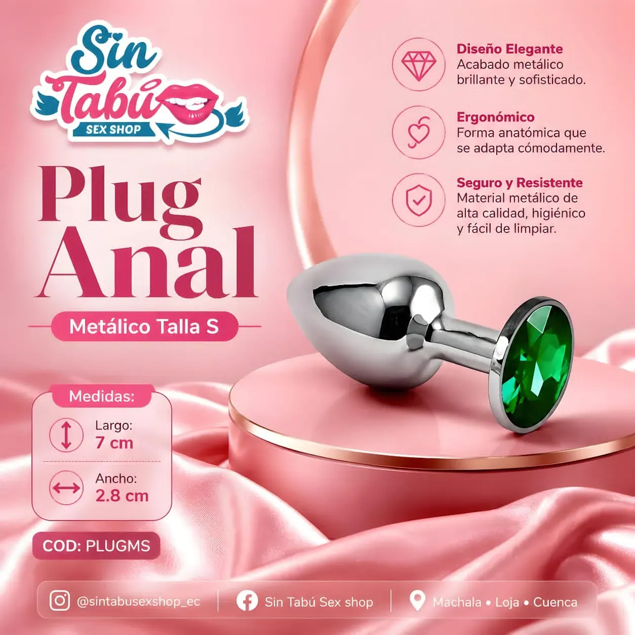 PLUG METÁLICO TALLA S 