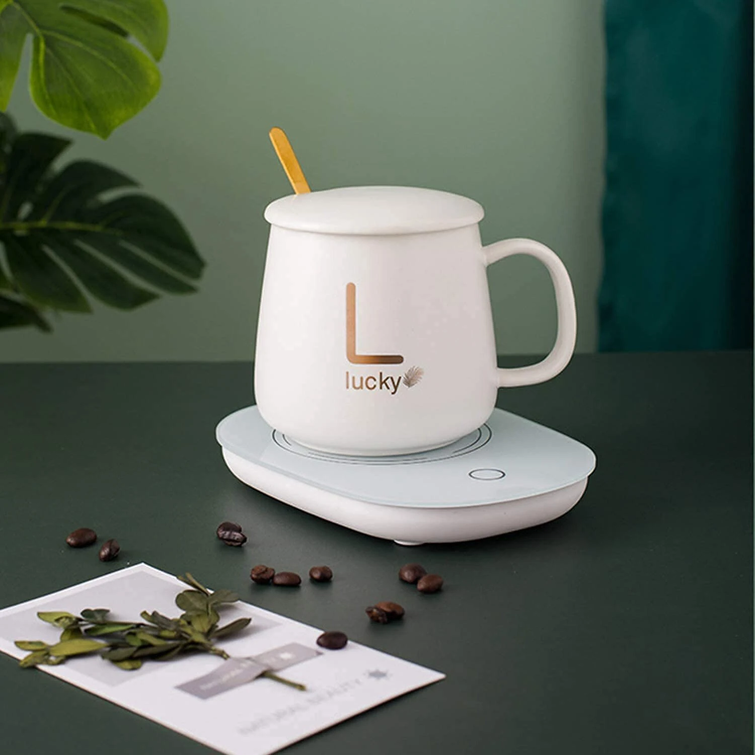 Taza con Calentador + Cuchara 5
