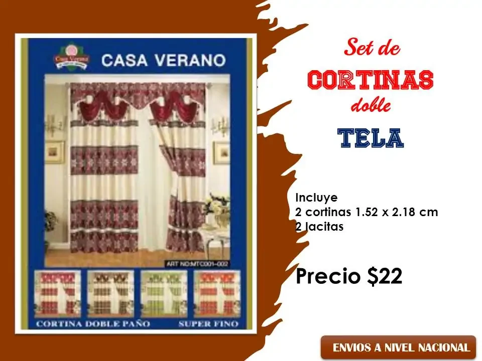 Set de cortinas  2