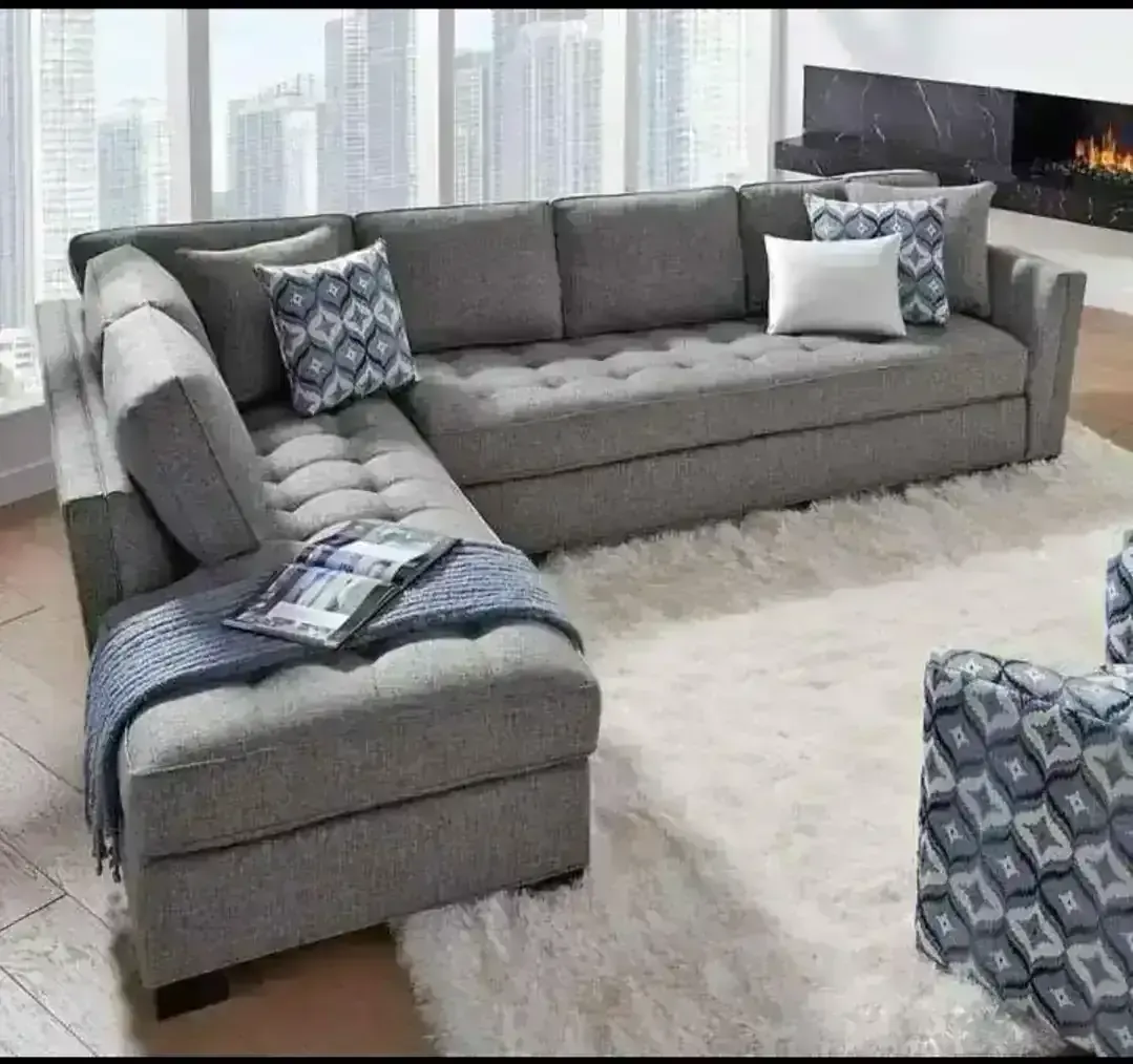 Sala en L grande Moderna  3