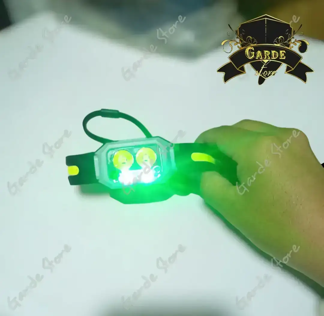 Linterna frontal con sensor y luces de tránsito.  3